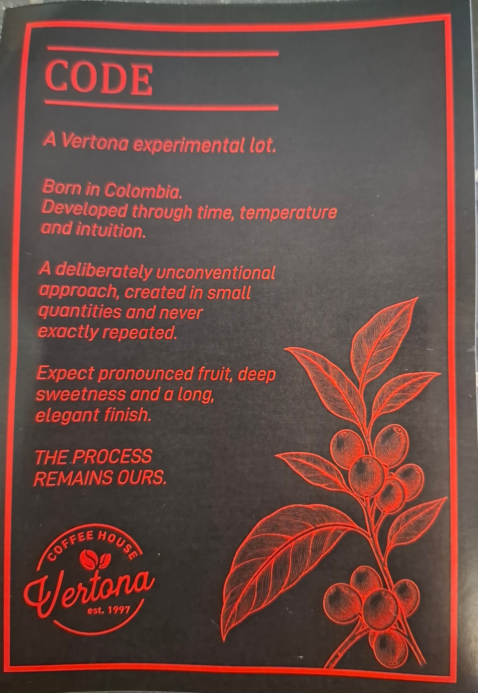 Vertona signature CODE